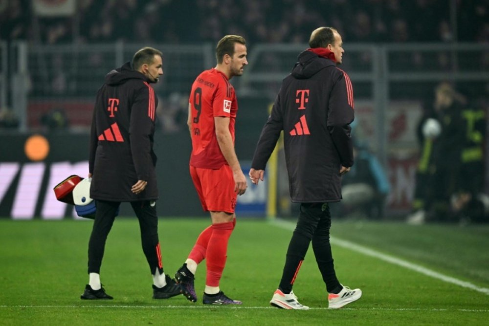 Kane suffered a hamstring injury during Saturdays 1-1 Bundesliga draw. AFP