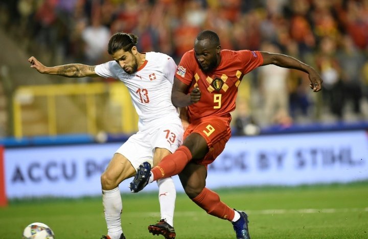 Lukaku double sees Belgium past Switzerland