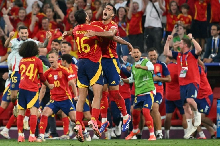 Spain have been the standout team at Euro 2024. AFP