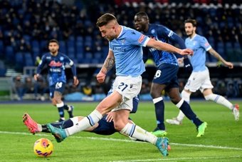 Sergej Milinkovic-Savic has netted nine times in in 30 Serie A appearances this season. AFP