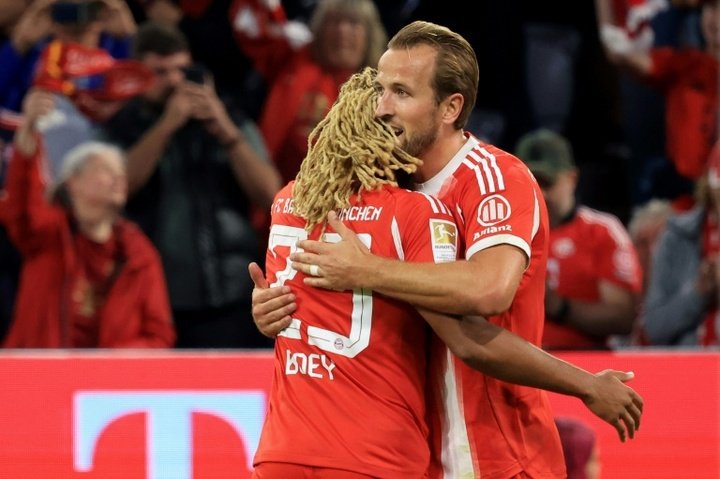 Harry Kane scored three times in the second half. AFP