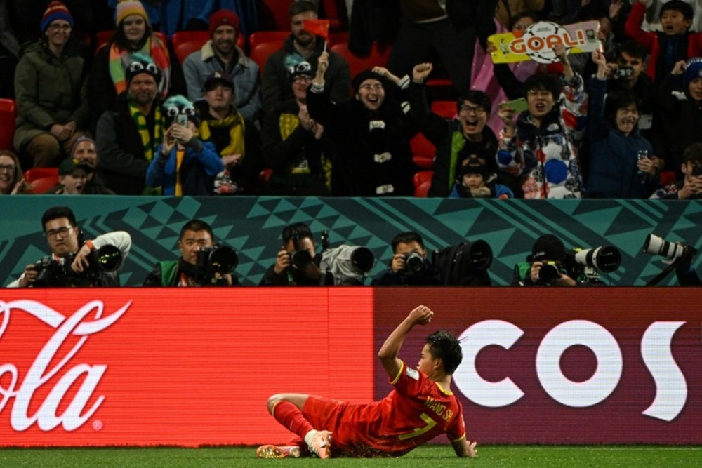 Wang Shuang's penalty gave China the win. AFP