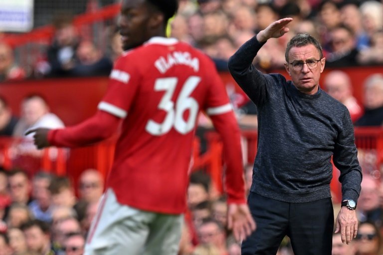 ï»¿Man Utd top-4 hopes unrealistic: Rangnick