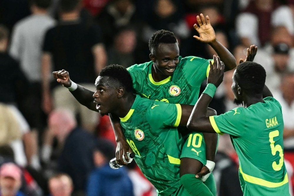 Senegal became the first African side to beat England. AFP