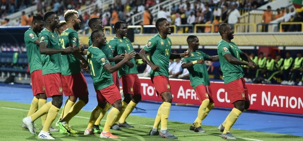 Cameroon were victorious in their opening game of the competition. AFP