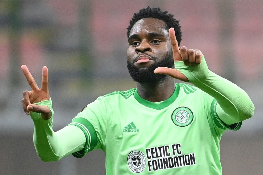 Odsonne Edouard scored in Celtic's comfortable 0-4 win at St Mirren. AFP