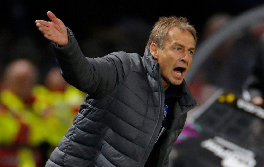 Jurgen Klinsmann will not return to Hertha board after his shock resignation as coach. AFP