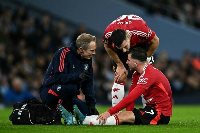 Mason Mount has been plagued by injuries since joining Manchester United. AFP