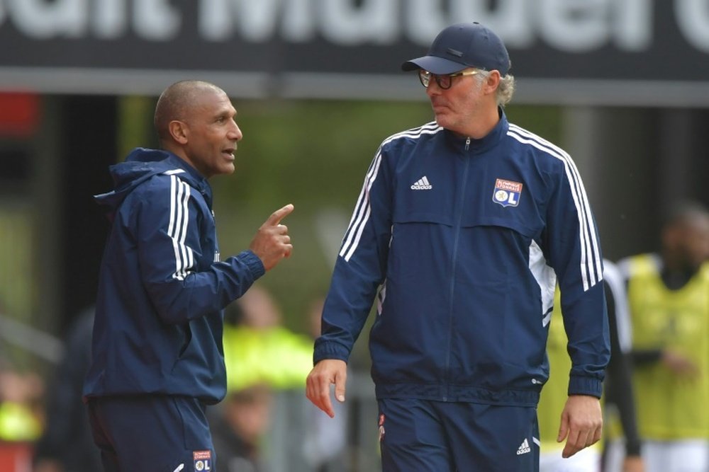 Blanc's Lyon lost to Rennes. AFP