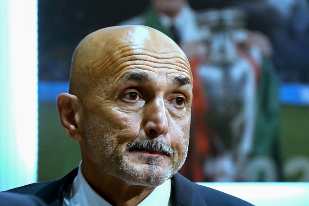 Spalletti took charge of the national team last month following Mancini's resignation. AFP