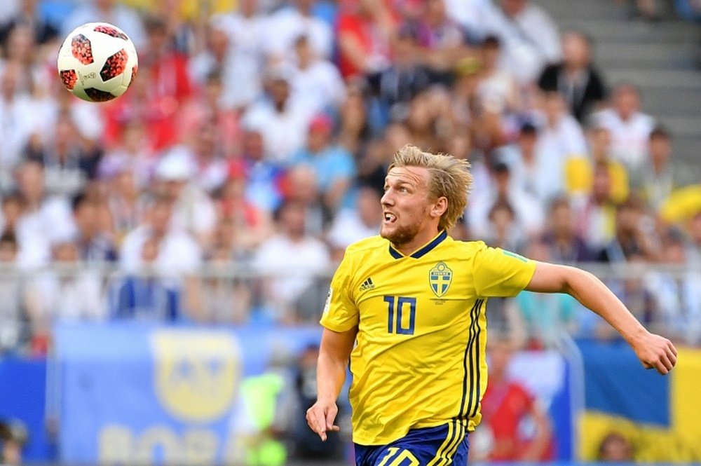 Leipzig are confident of keeping Forsberg. AFP