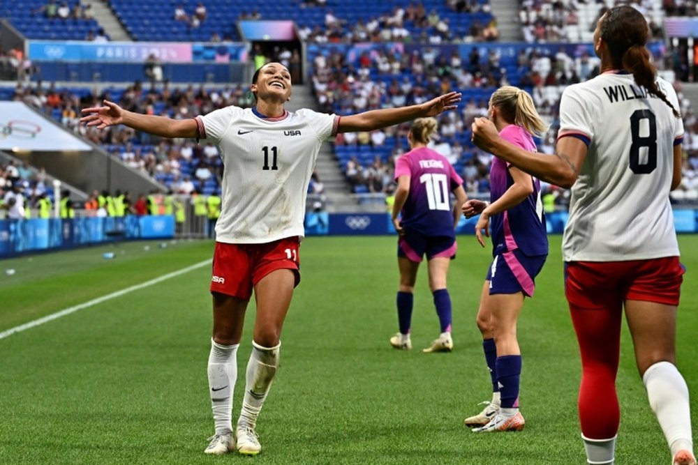 The USA are still on course to win the title for the first time since 2012. AFP