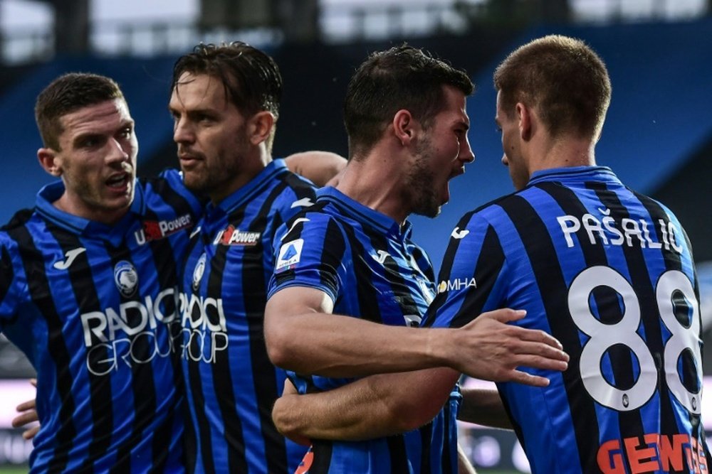 Atalanta beat Napoli 2-0. AFP