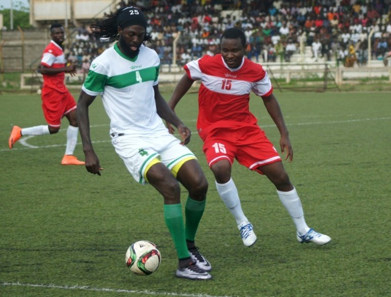Emmanuel Adebayor in action for Togo. AFP