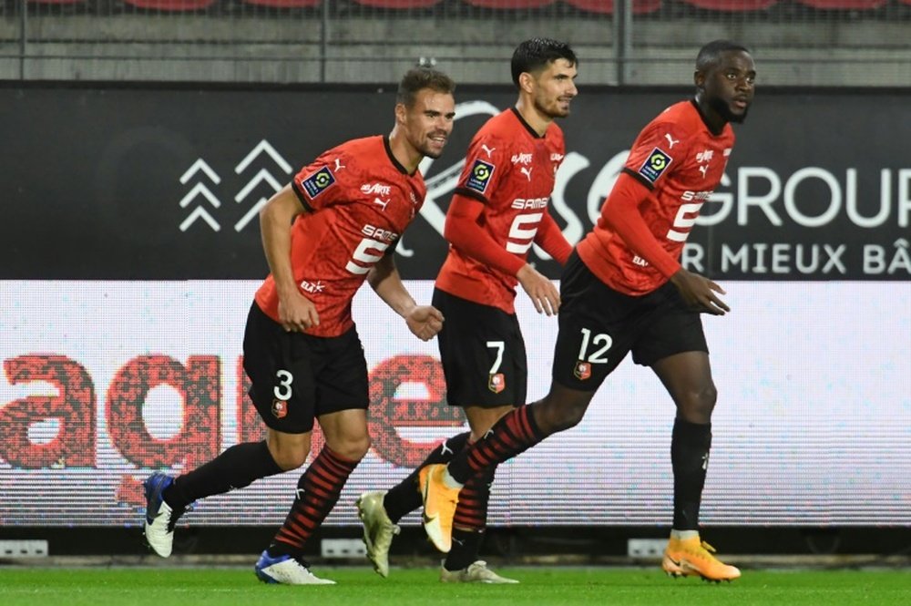 Rennes have returned to the top of the league. AFP