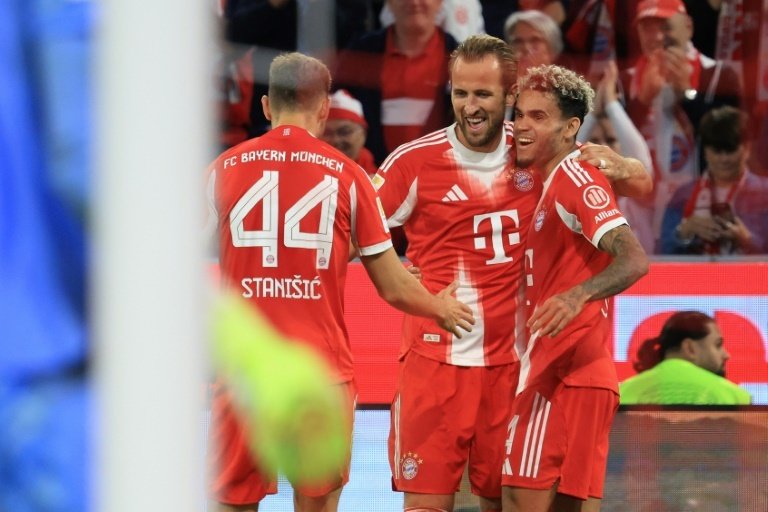 Kane scored a hat-trick and Diaz added a goal of his own . AFP
