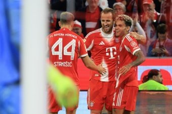 Kane scored a hat-trick and Diaz added a goal of his own . AFP