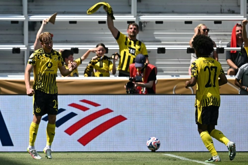 Dortmund qualify for the last 16 as winners of Group F. AFP