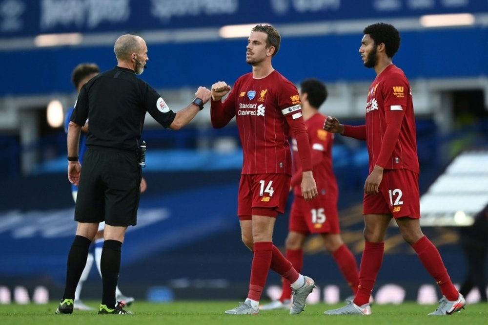 Liverpool were held in a goalless draw at Everton. AFP