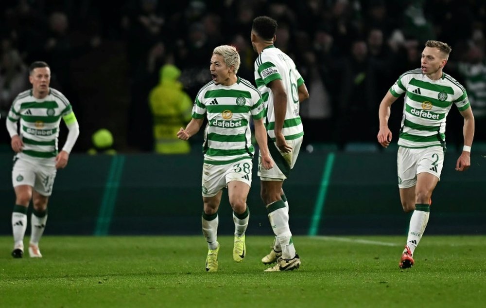 Maeda kept Celtic unbeaten at home in the Champions League this season. AFP