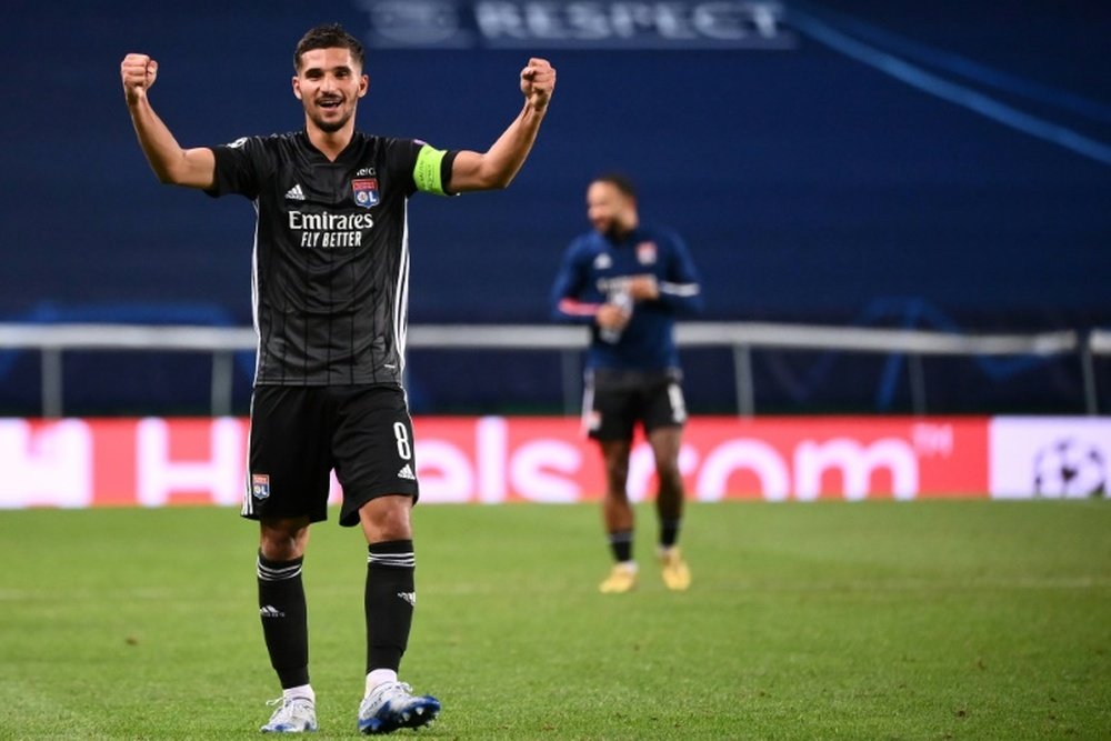 Homemade Houssem Aouar gives Lyon reason to believe in another Champions shock. AFP