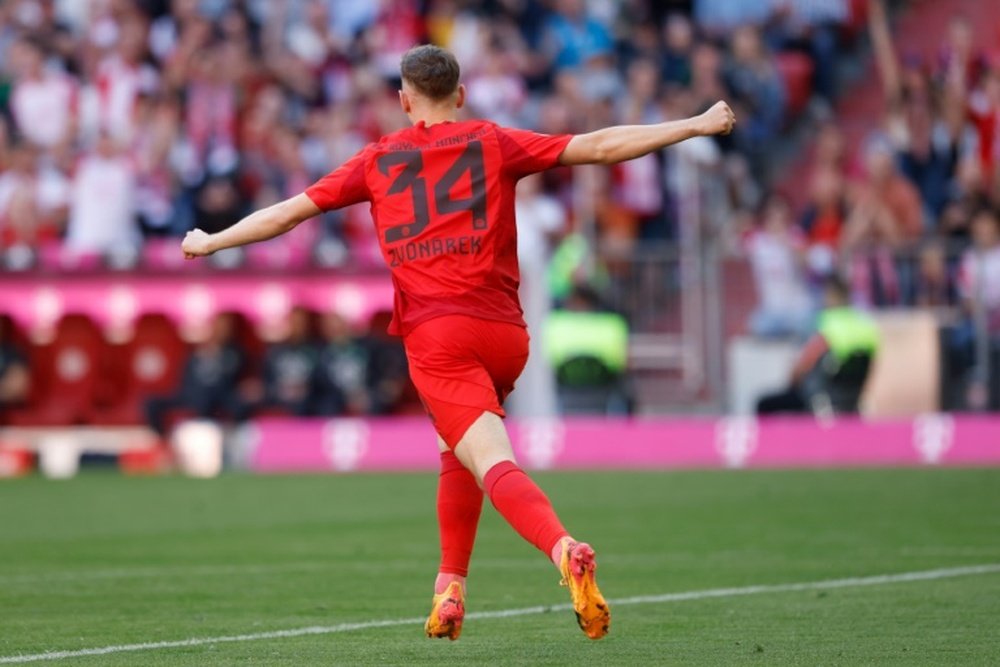 Zvonarek scored on his starting debut in a 2-0 win over Wolfsburg on Sunday. AFP