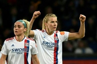 Holders Lyon face Arsenal in tough women's Champions League draw. AFP