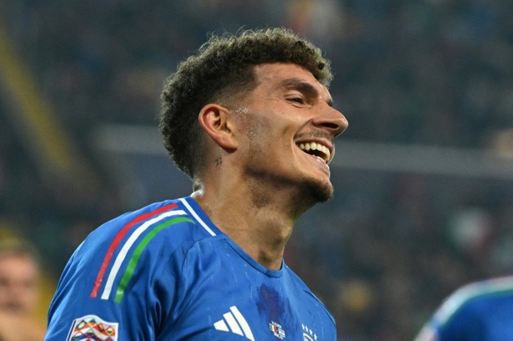 Giovanni Di Lorenzo struck twice for Italy against Israel. AFP