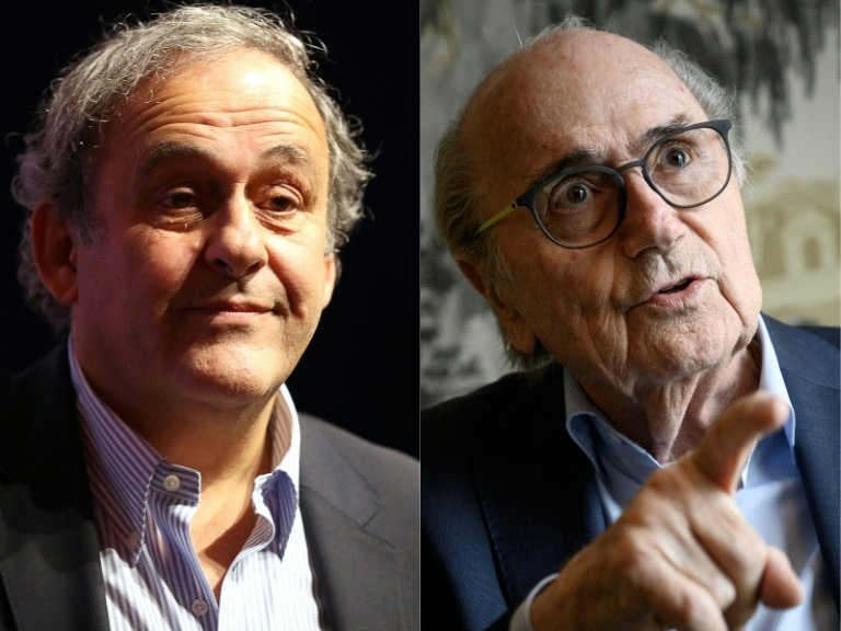Blatter and Platini are to be investigated for fraud. AFP