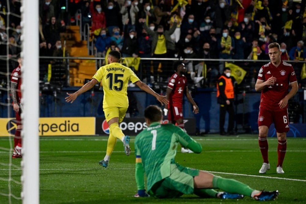 Arnaut Danjuma's early goal gave Villarreal a 1-0 win over Bayern Munich. AFP