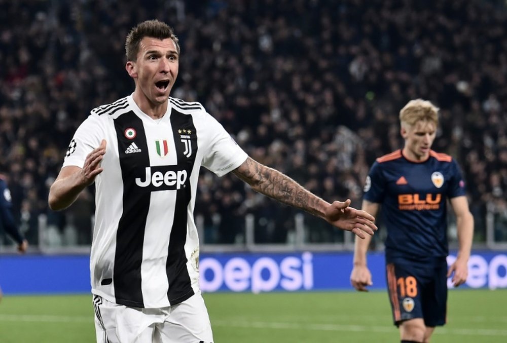 Mandzukic got the only goal of the game. AFP