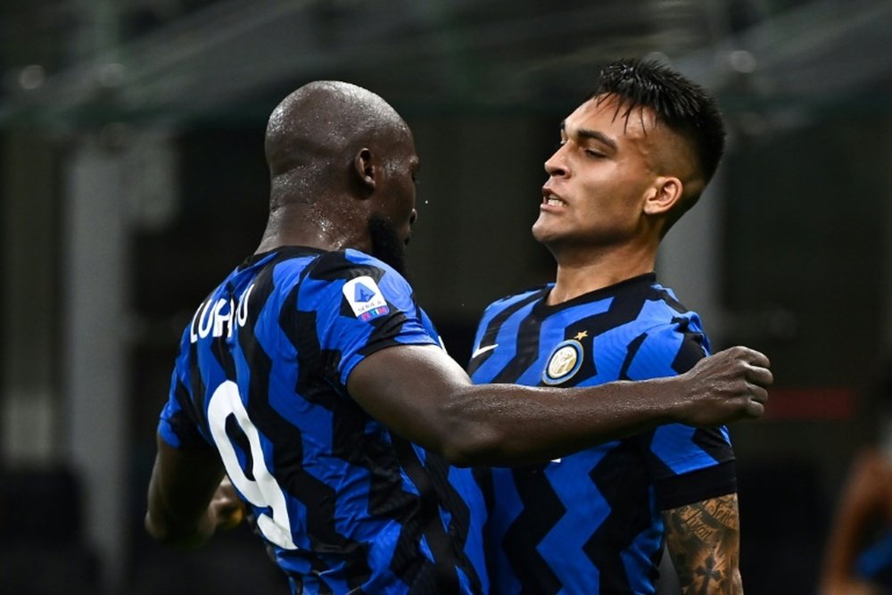Inter stay second ahead of Atalanta in Serie A final push. AFP