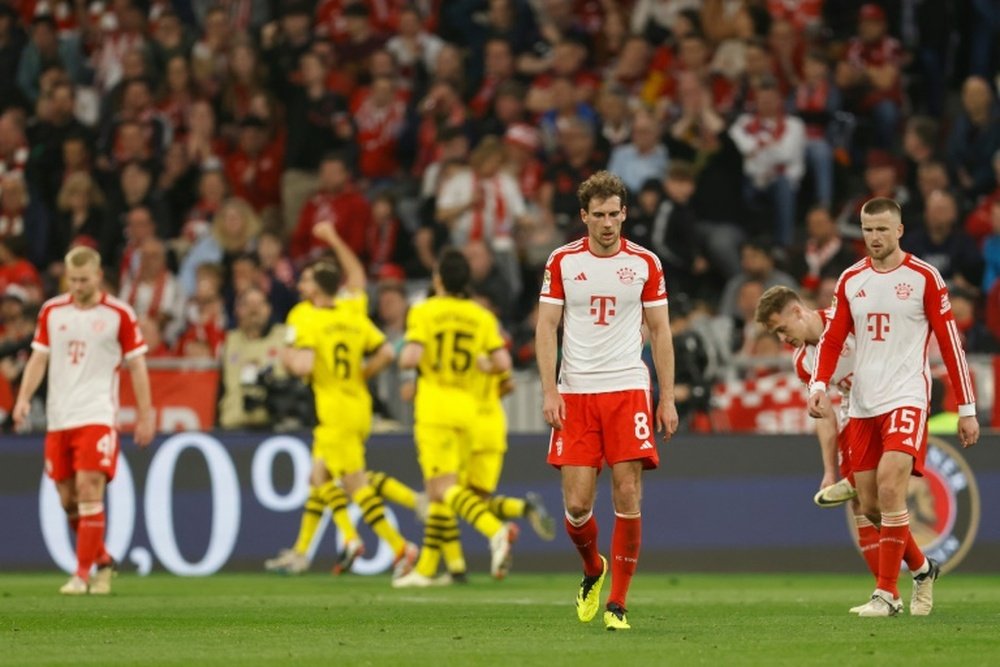 Bayern lost to Dortmund on Saturday. AFP
