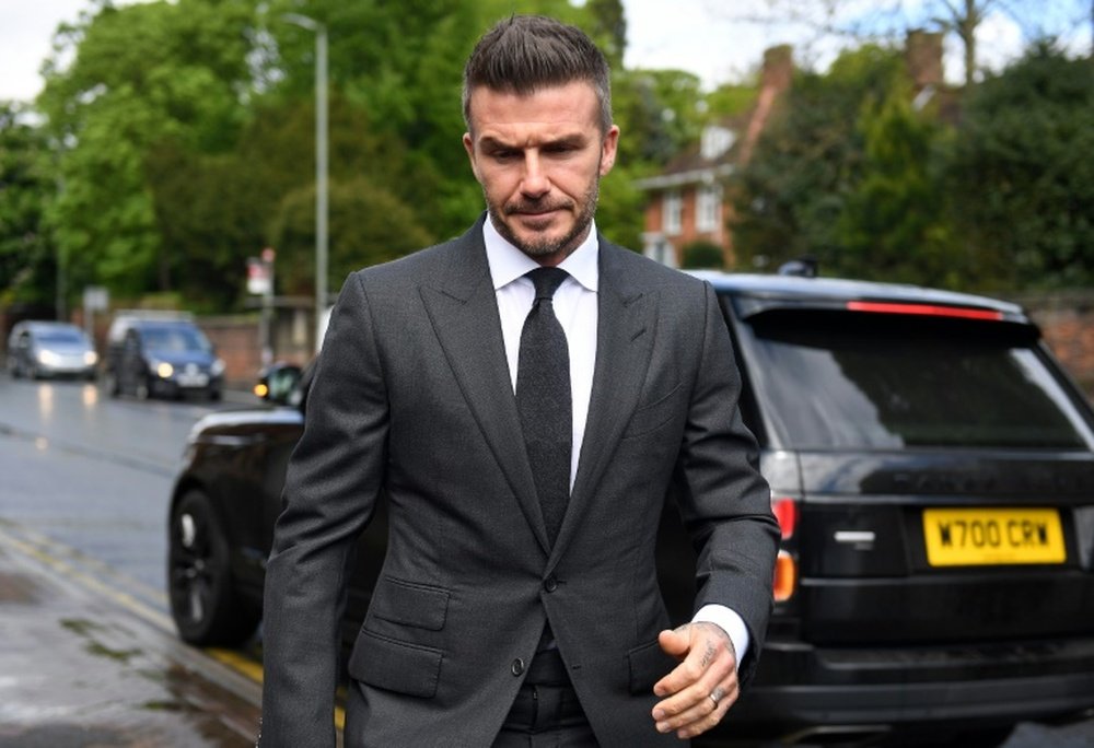 Beckham co-owns Salford, who will play in League 2 next season. AFP