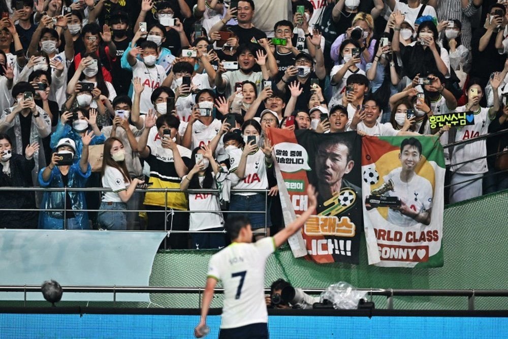 Tottenham beat a K-League XI 6-3 in South Korea. AFP