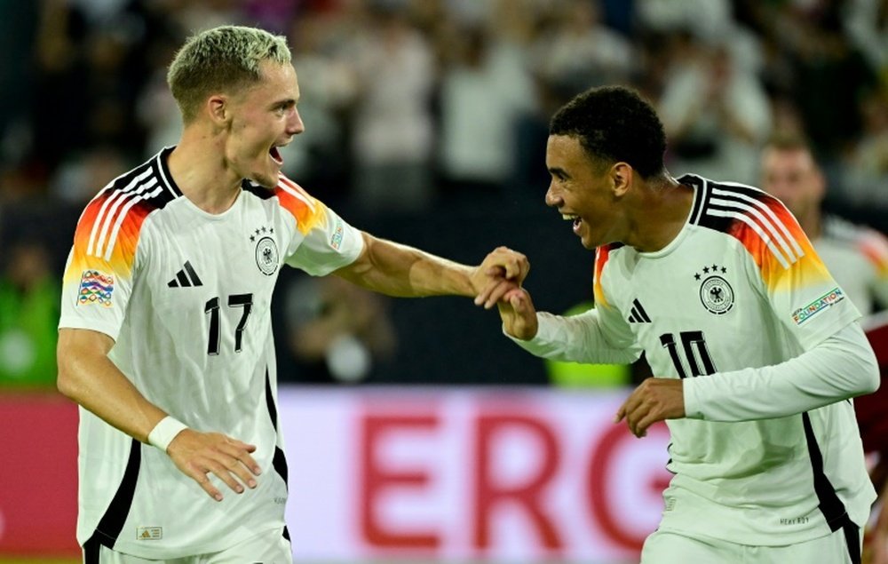 Wirtz and Musiala will be crucial in Saturday's Leverkusen-Bayern clash. AFP