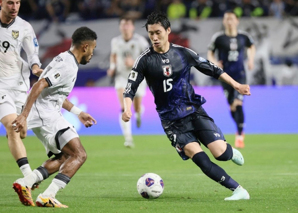 Japan beat Indonesia in World Cup qualifying in Osaka. AFP