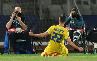 Georgiy Sudakov scored twice as Ukraine came from behind on Sunday to upset France 3-1 in Romania in the last quarterfinal at the European under-21 tournament.
