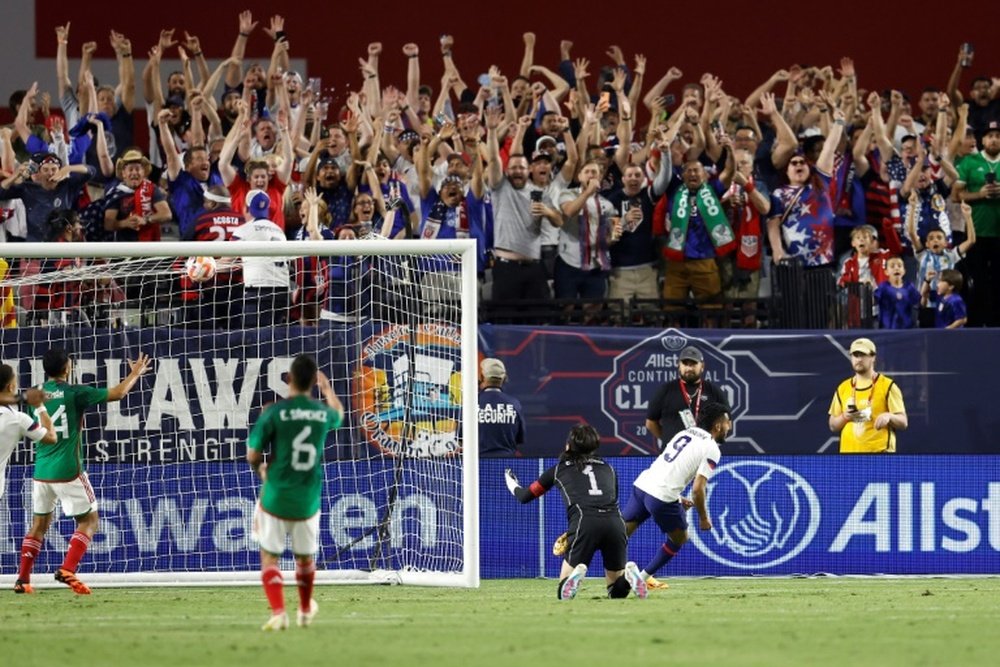 Ferreira coolly tucked away a low finish in the 81st minute to secure a draw for US. AFP