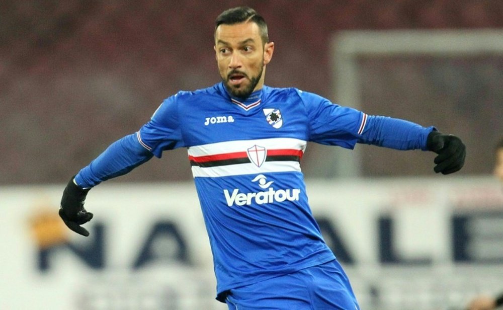 Fabio Quagliarella received threats to himself and his family. AFP