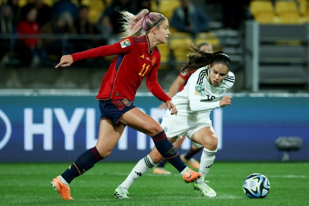 Alexia Putellas starred for Spain against Costa Rice. AFP