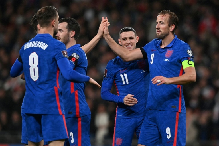 ï»¿England on verge of achieving World Cup as Kane treble destroys Albania