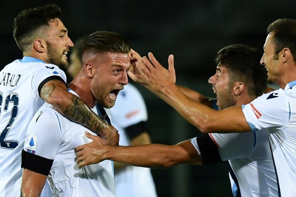 Atalanta beat Lazio. AFP