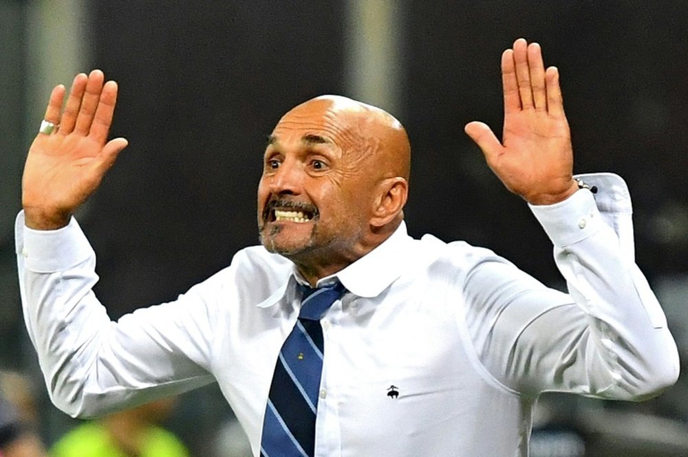 Spalletti has been penalised. AFP