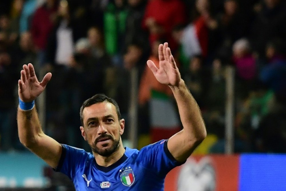 Quagliarella returns to make Italy history after stalker nightmare