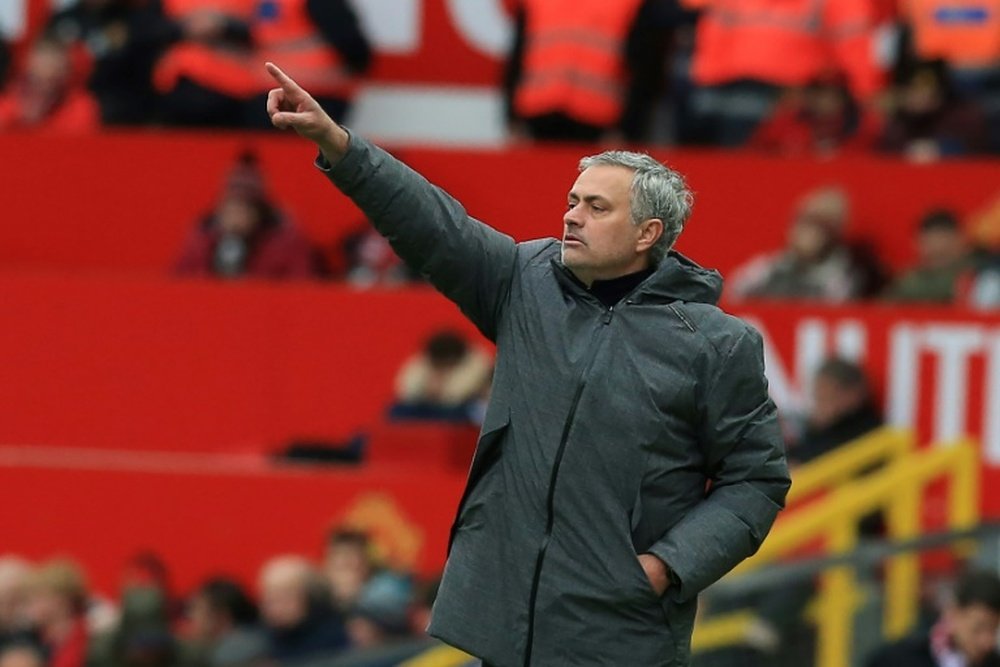 Mourinho told fans it will not be the 'end of the world' if United lose to City on Saturday. AFP