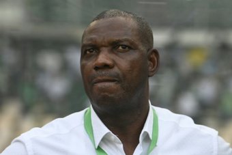 Augustine Eguavoen has resigned as Nigeria coach after missing out on the World Cup. AFP