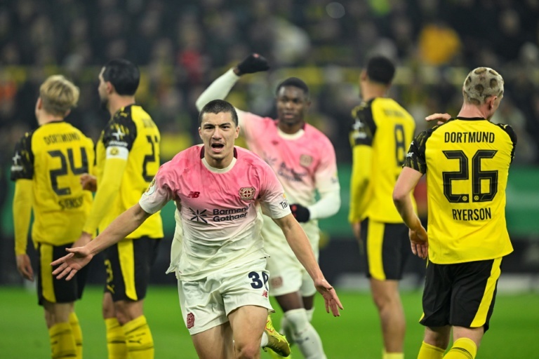 Leverkusen knock Dortmund out of German Cup