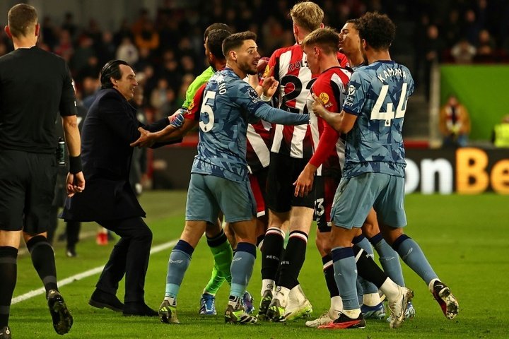 Brentford and Aston Villa charged over flare-up