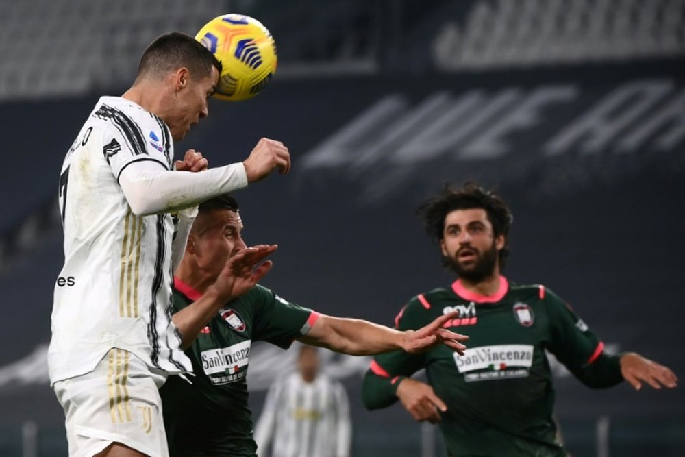 Cristiano Ronaldo has scored 18 times in Serie A this season. AFP
